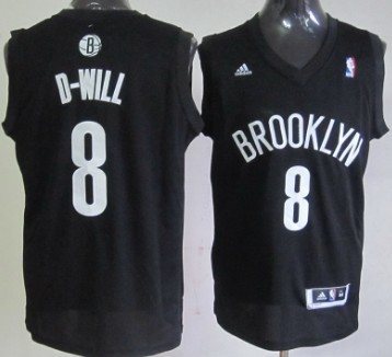 Brooklyn Nets #8 D-Will Nickname Black Swingman Jersey - Zenithce