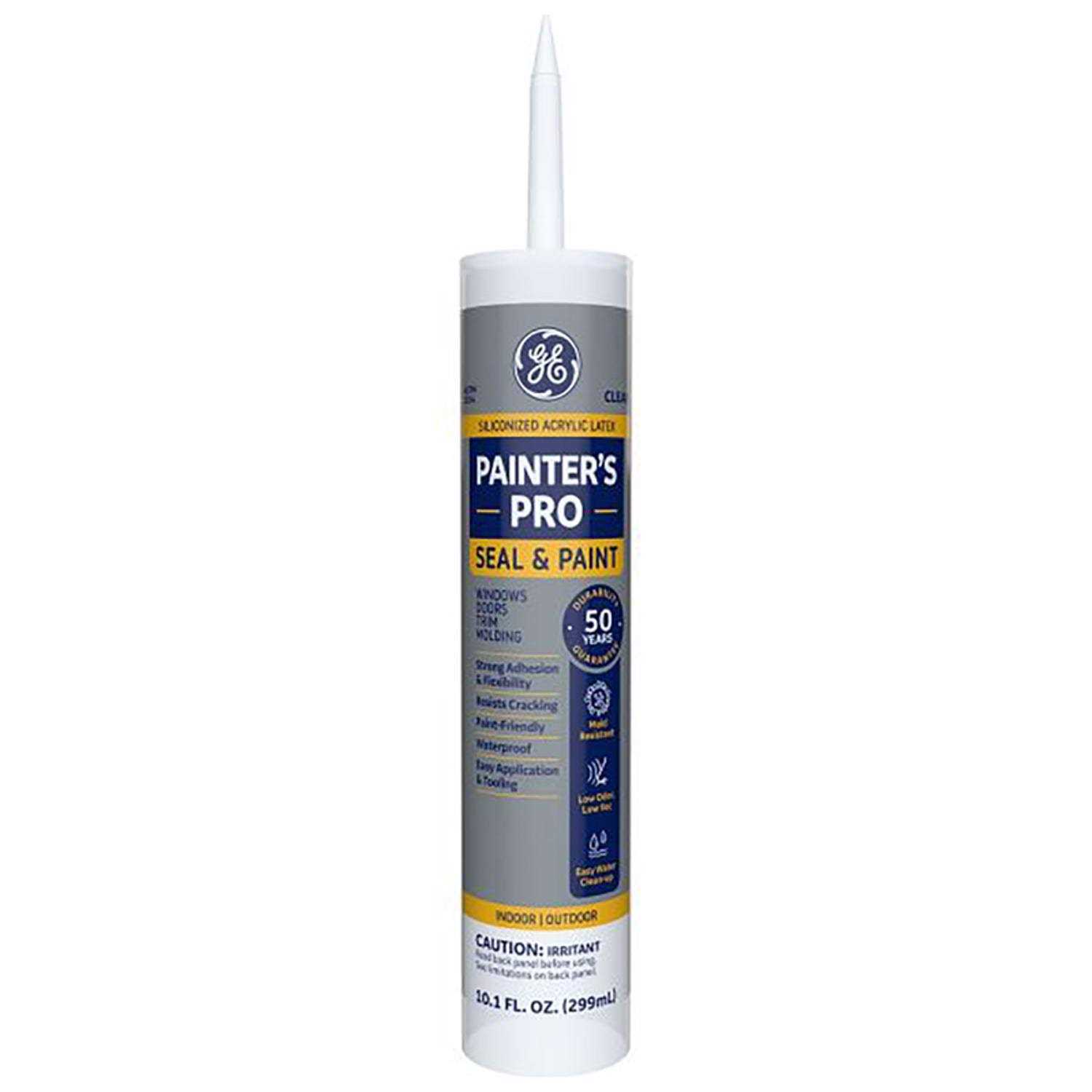 GE Painter’s Pro Siliconized Acrylic Latex Caulk - Zenithce