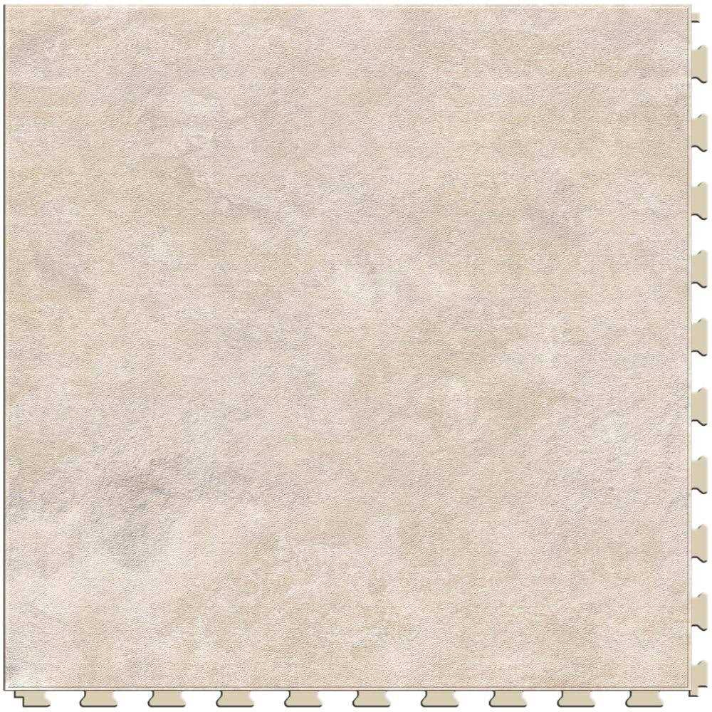 Perfection Floor Tile Castle Stone/Satin 0.05-mil x 20-in W x 20-in L Water Resistant Interlocking Luxury Vinyl Tile Flooring - Zenithce