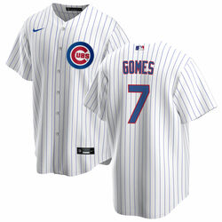 Chicago Cubs #7 Yan Gomes White Cool Base Stitched Baseball Jersey - Zenithce