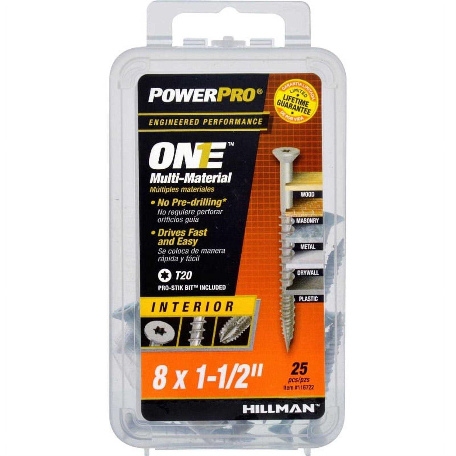Power Pro One Exterior Flat-Head Multi-Material Screws - Zenithce