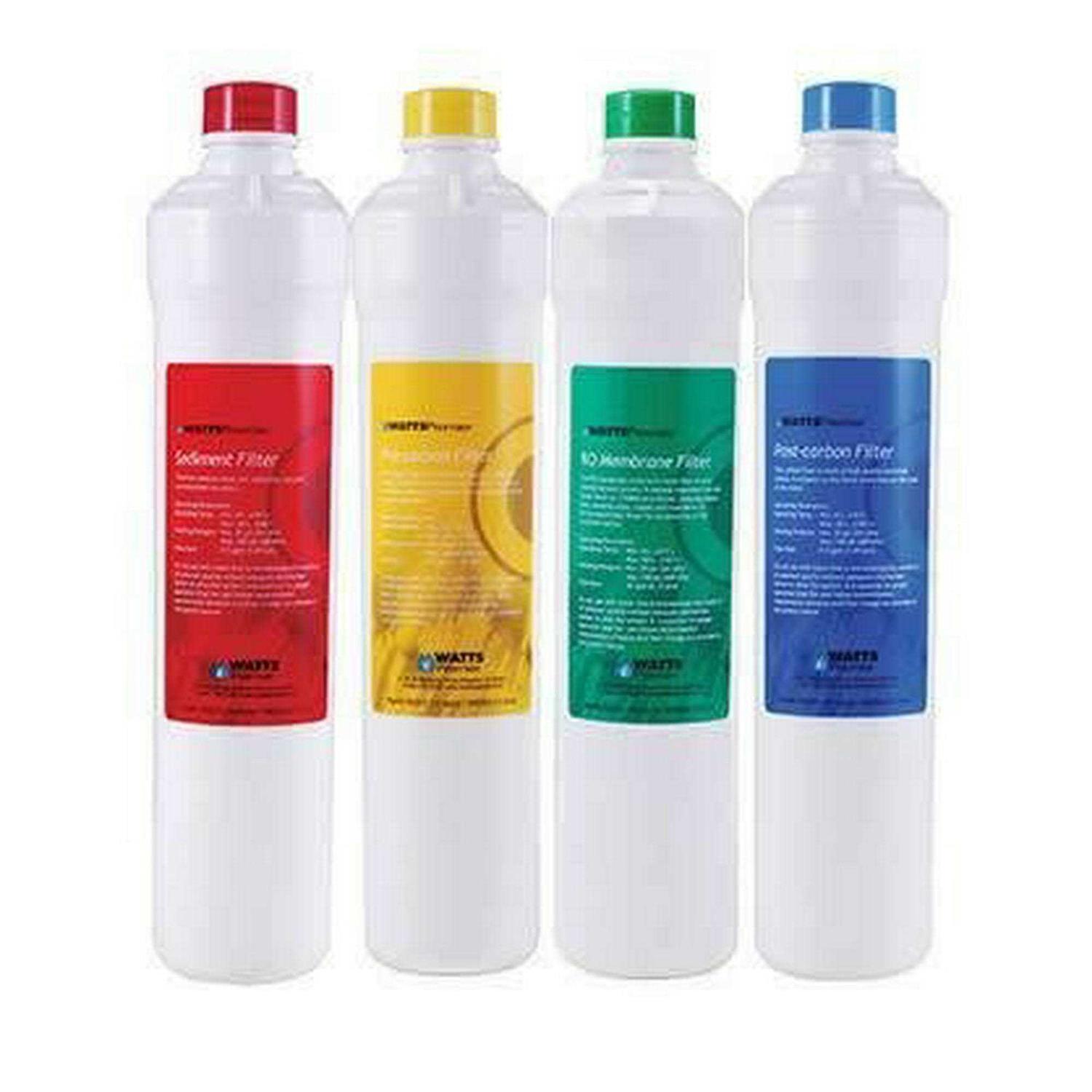 Watts Premier WP531152 RO Pure 4 Pack Replacement Filters - Zenithce
