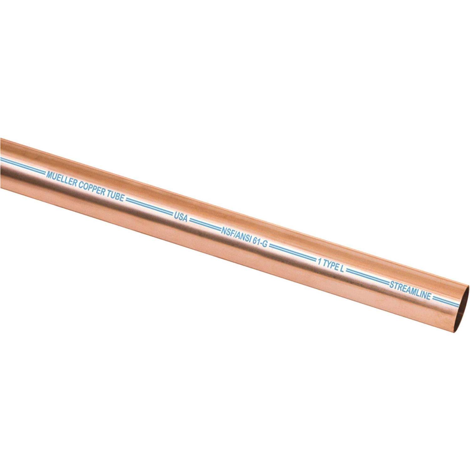 Streamline 1/2-in x 10-ft Copper Type L Pipe LH04010 - Zenithce