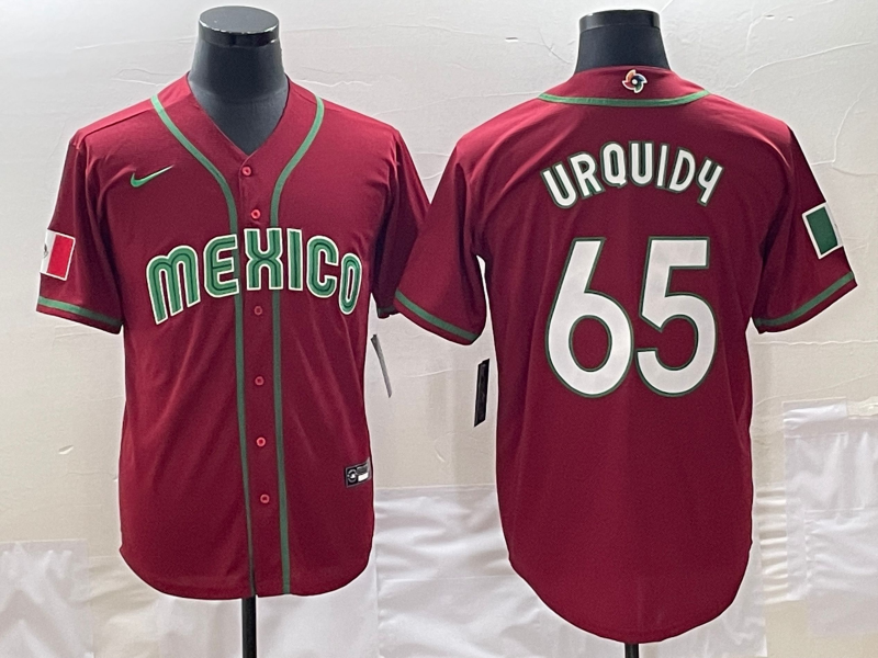 Mexico #65 Giovanny Gallegos 2023 Red World Classic Stitched Jersey - Zenithce