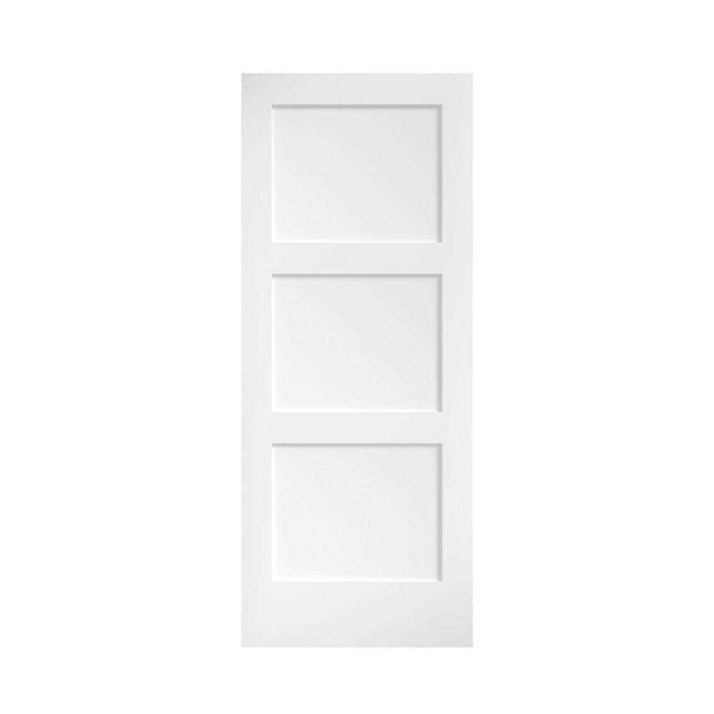 eightdoors 80 in. x 1-3/8 in. Contemporary U-Grooved Design Solid Composite Core RDL - Zenithce