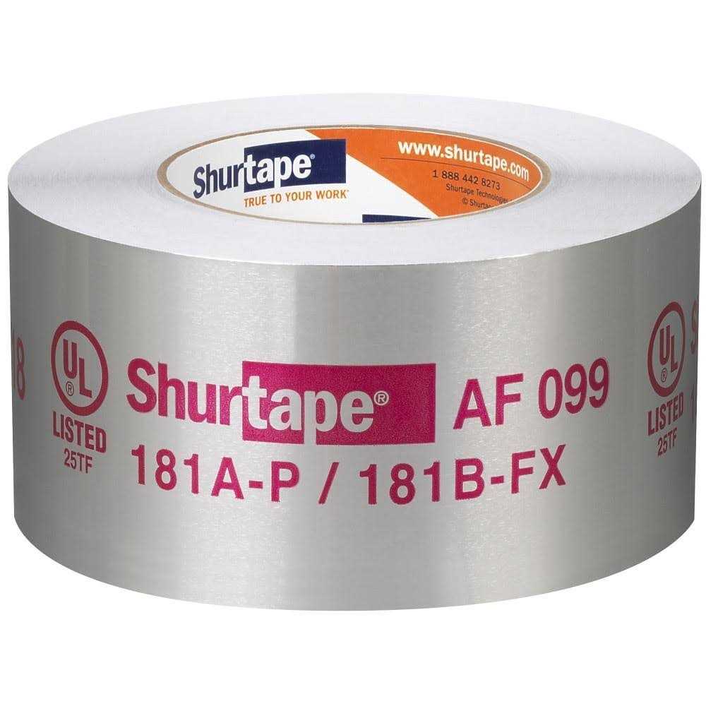 Shurtape AF 099 UL Listed & Printed Aluminum Foil Tape Silver - Zenithce