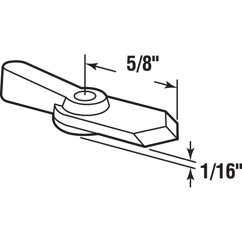 Prime-Line Kwikset Weiser and Weslock Sliding Door Cylinder Lock E 2107 - Zenithce