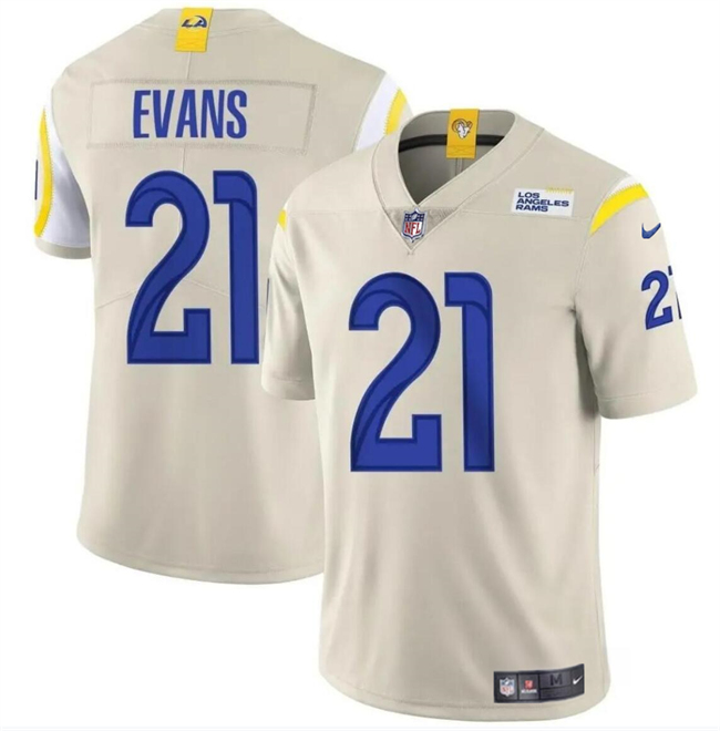 Los Angeles Rams #21 Zach Evans Bone 2024 Vapor Untouchable Stitched Jersey - Zenithce