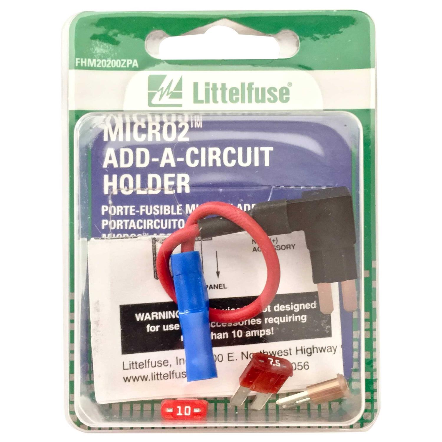 Littelfuse FHLM0200ZPA LP Mini Add-A-Circuit Fuse Holder - Zenithce