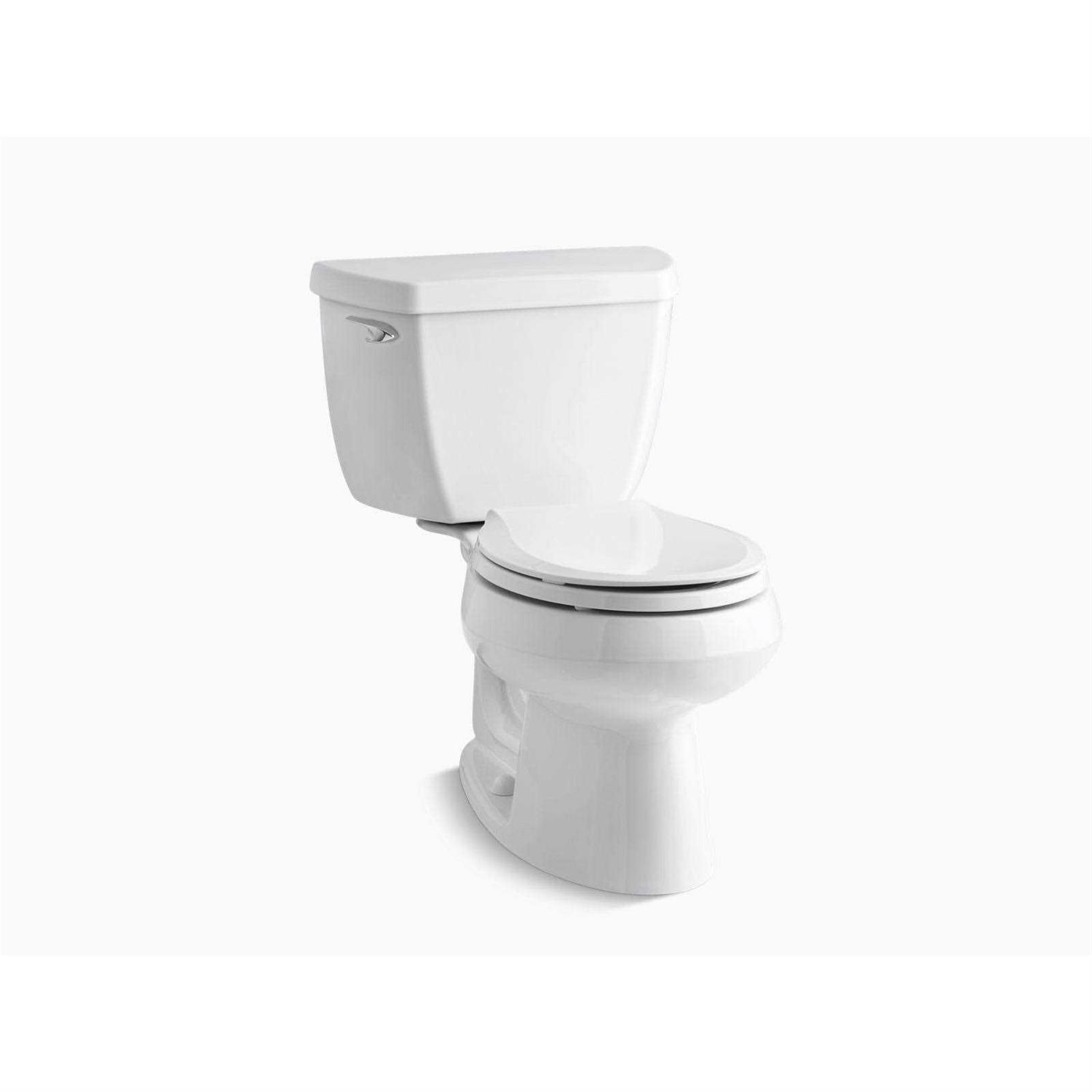 Kohler Wellworth Classic Two-piece Elongated 1.28 GPF Toilet - Zenithce