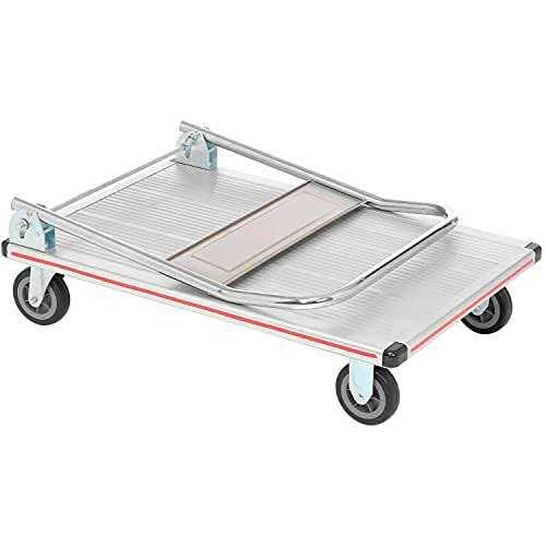 Global Industrial Global Industrial Folding Aluminum Platform Truck 24 600 Lb. Capacity - Zenithce