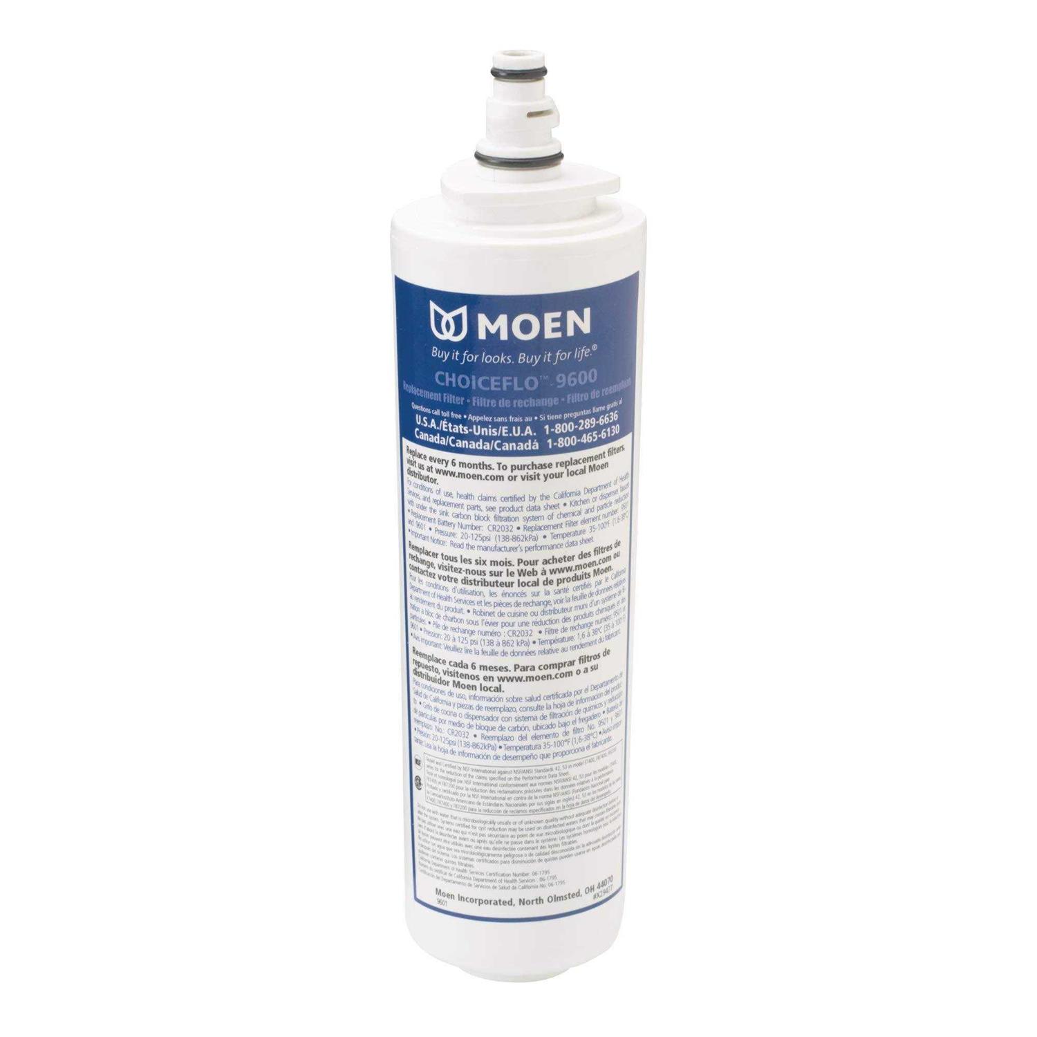 Moen 9601 ChoiceFlo 9600 Replacement Filter - Zenithce