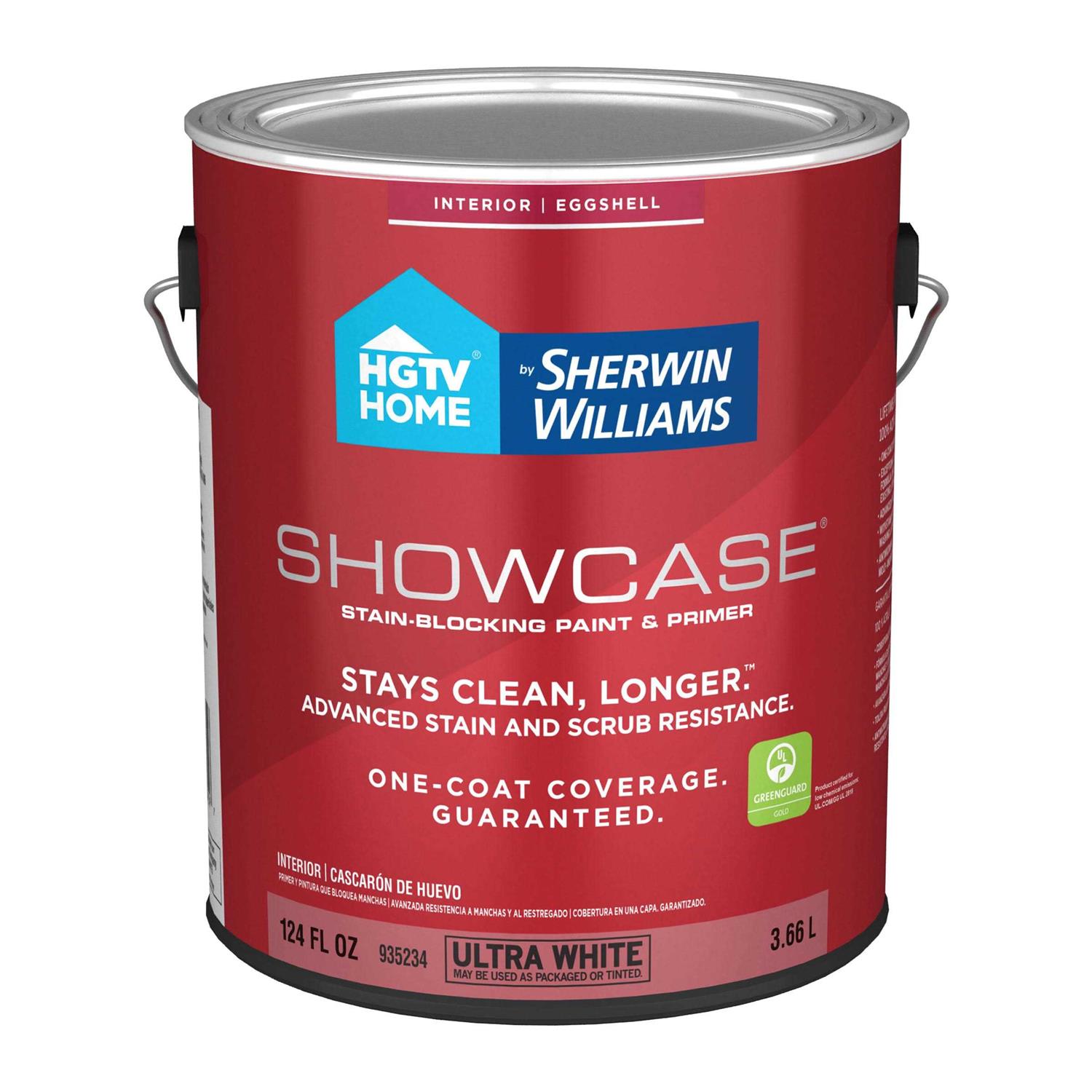 HGTV Home by Sherwin-Williams Semi-gloss Ultra White Acrylic Interior/Exterior Door and Trim Paint DT4664336-16 - Zenithce