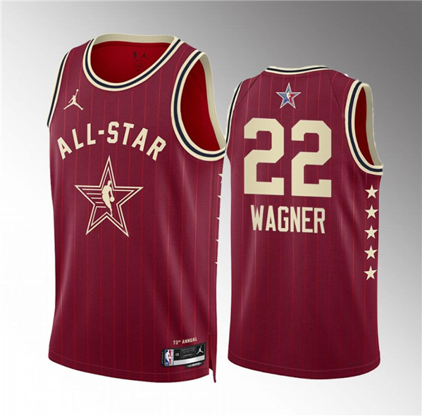 2024 All-Star #22 Franz Wagner Crimson Stitched Jersey - Zenithce