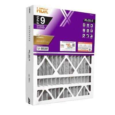 HDX 20 in. x 25 in. x 2 in. Contractor Pleated Air Filter FPR 7 - Zenithce