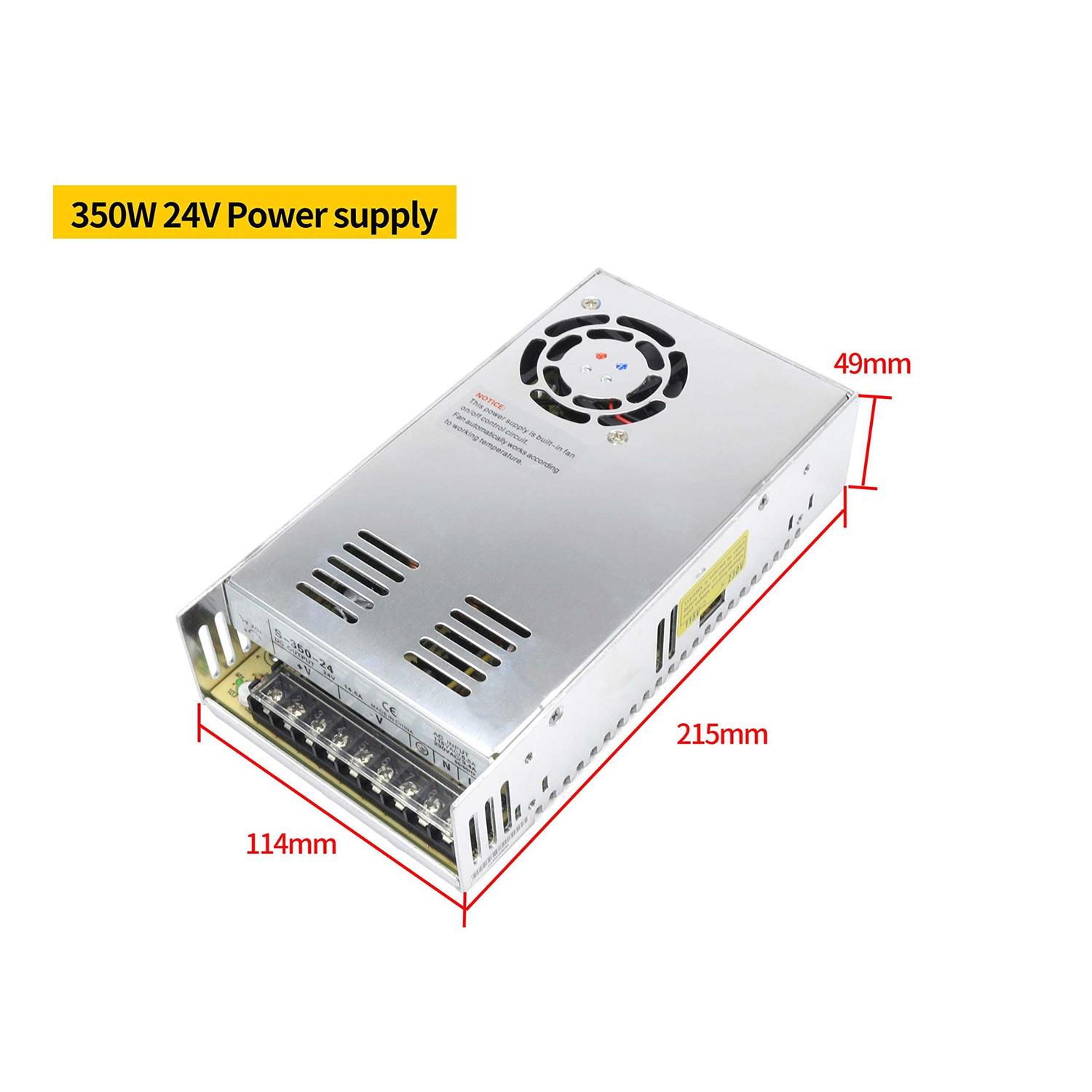 RATTMMOTOR 3 Axis USB Mach3 CNC Controller Kit Nema23 Stepper Motor Single Shaft 76mm 270Oz-in 3A 1.8Nm+CNC Motion Control Board Signal Output 0-10V - Zenithce