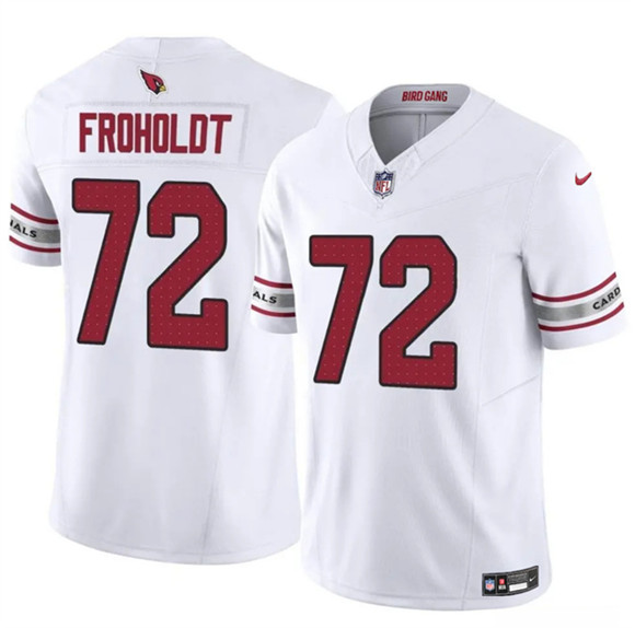 Arizona Cardinals #72 Hjalte Froholdt White 2025 F.U.S.E. Vapor Untouchable Limited Stitched Jersey - Zenithce