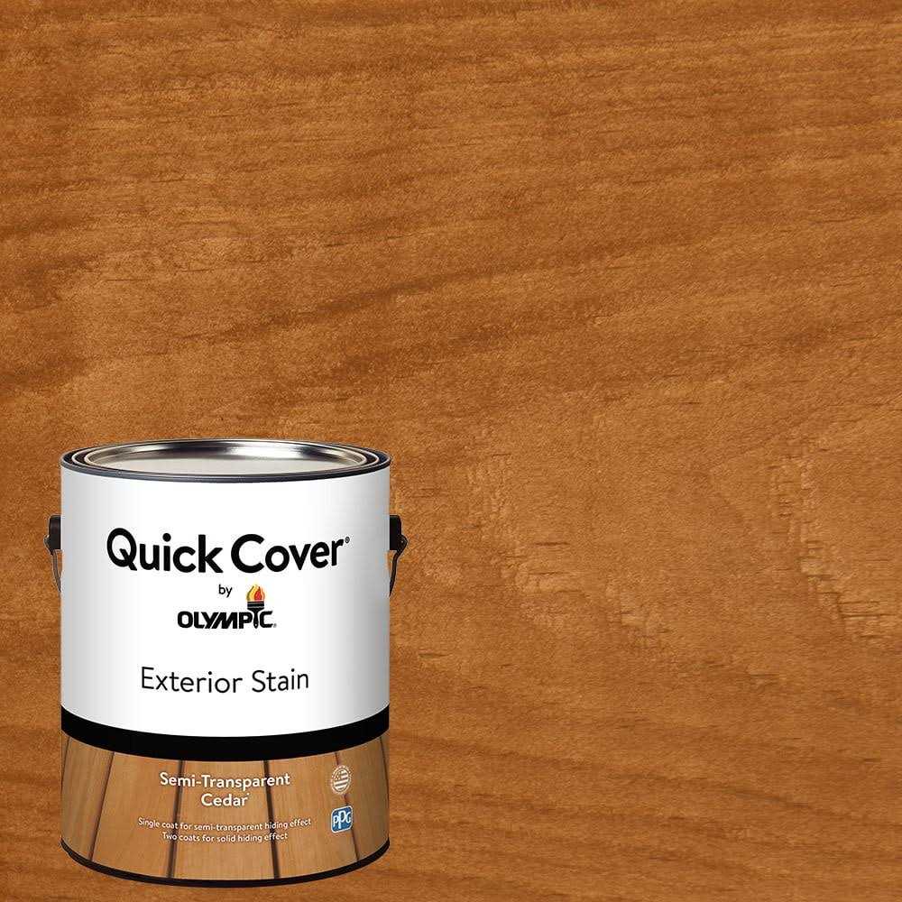 Olympic Quick Cover Interior/Exterior Wood Stain - Zenithce
