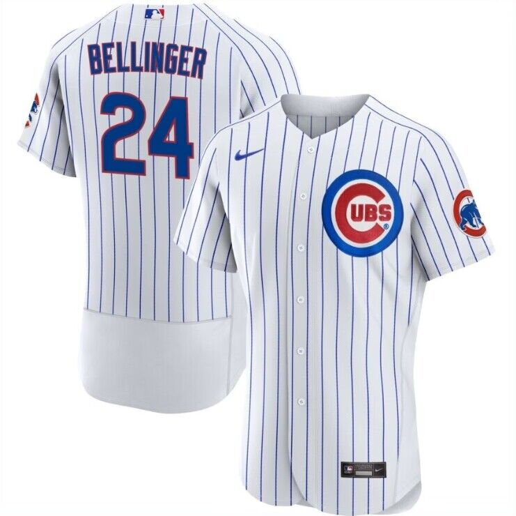 Chicago Cubs #24 Cody Bellinger White Flex Base Stitched Jersey - Zenithce