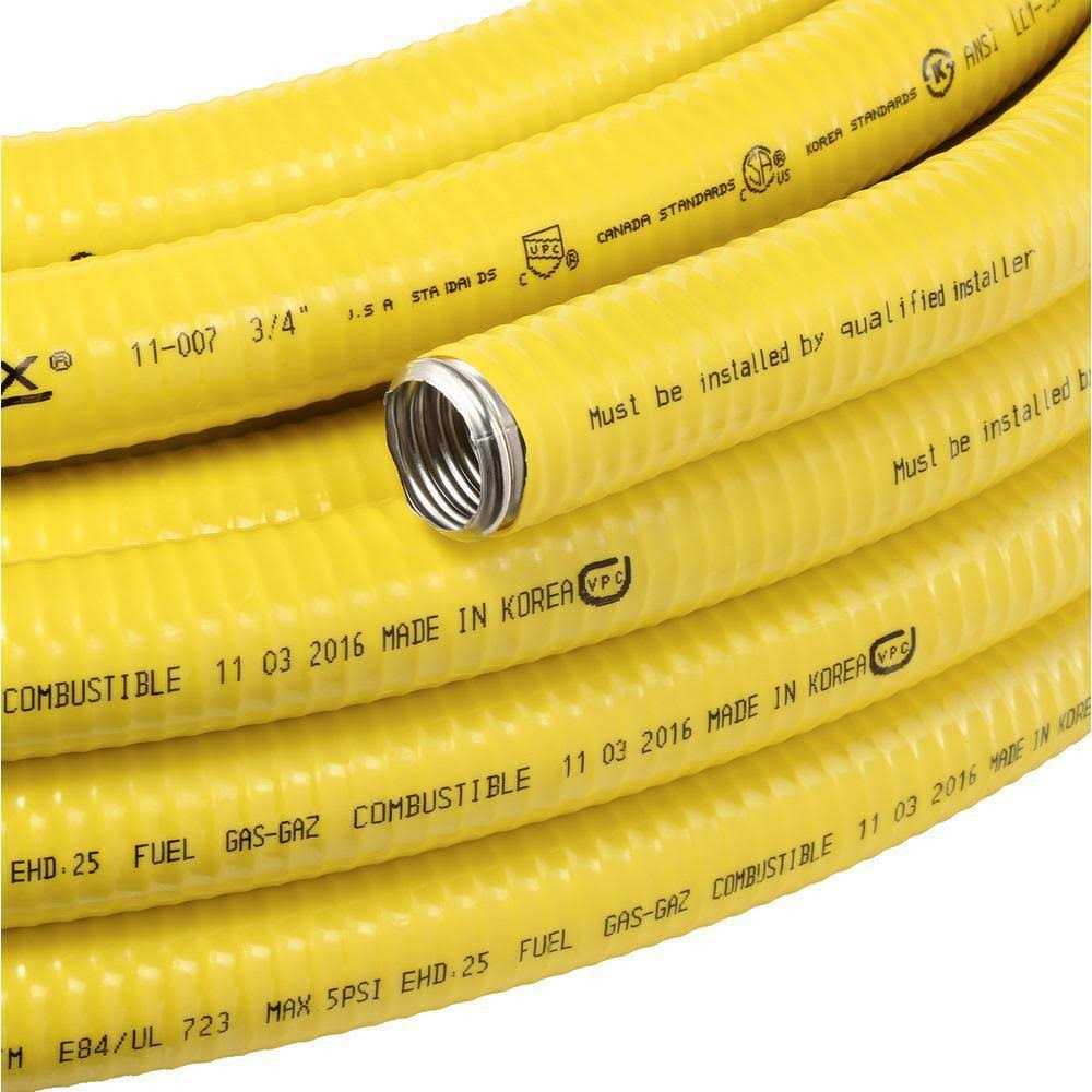 Home-Flex Flexible Gas Tubing CSST Dia x - Zenithce