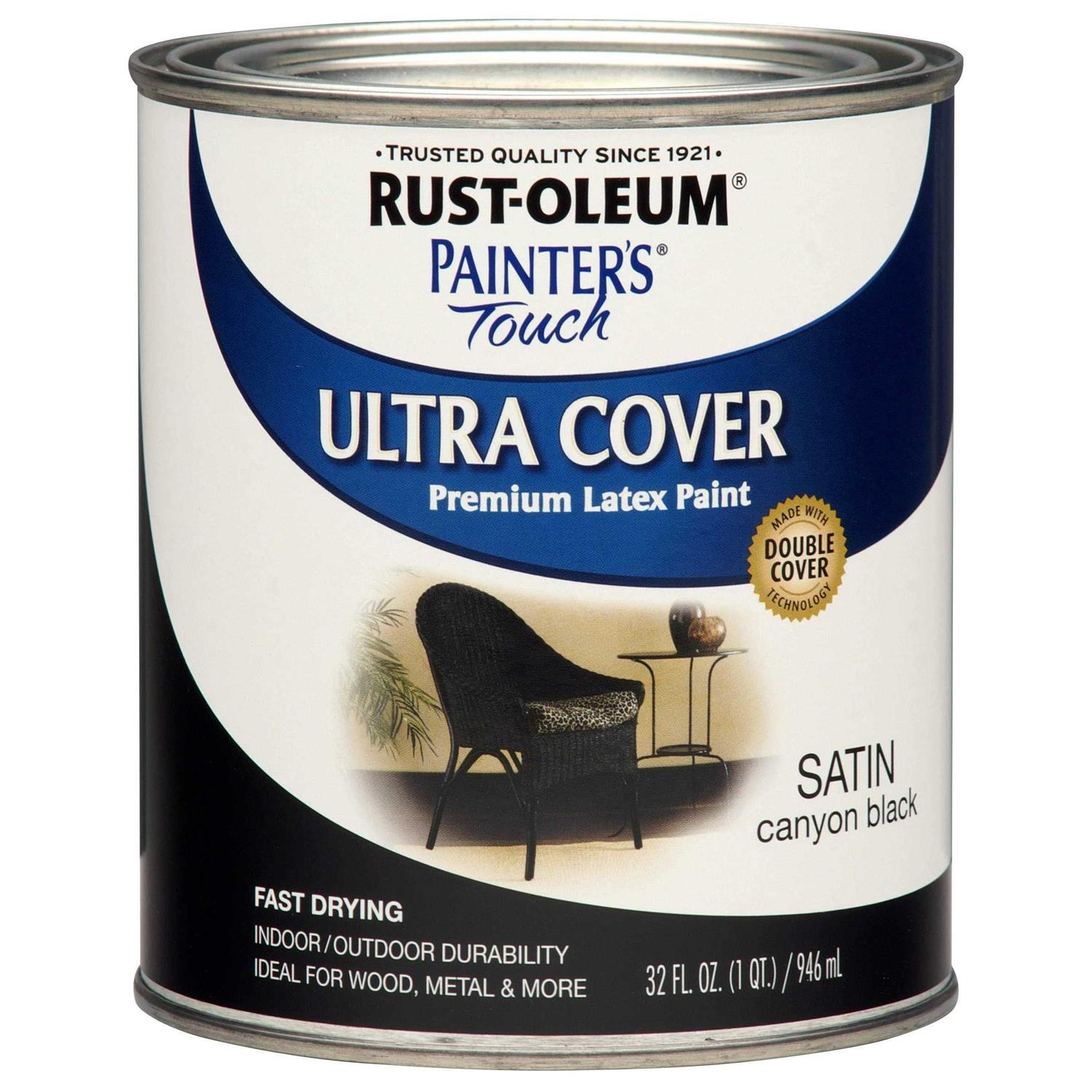 Rust-Oleum Painters Touch Ultra Cover Satin Heirloom White Paint - Zenithce