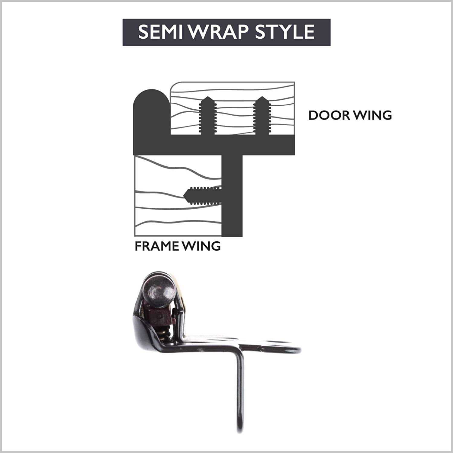 Ilyapa Self Closing Cabinet Hinges 50 Pack - Zenithce