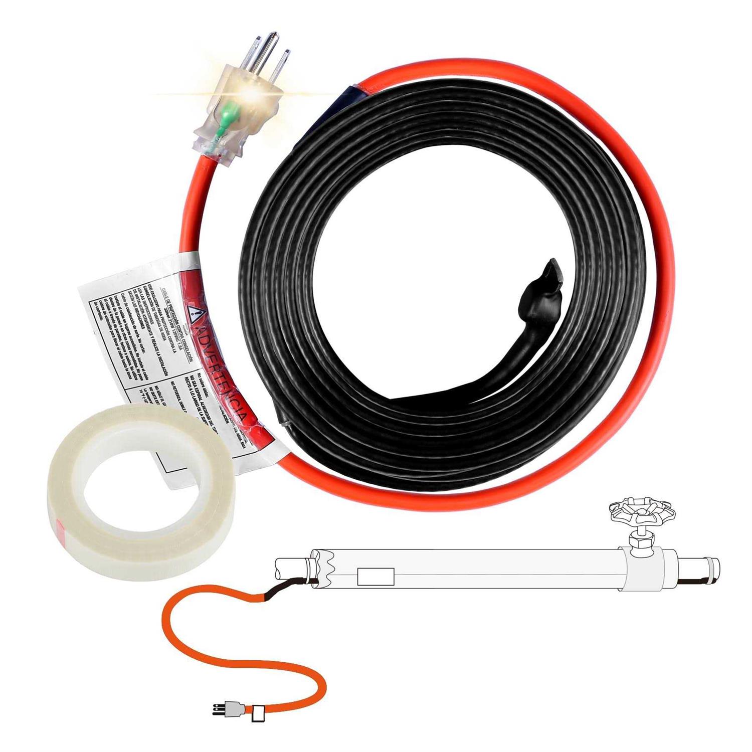 HEATIT Pipe Heating cable Freeze - Zenithce
