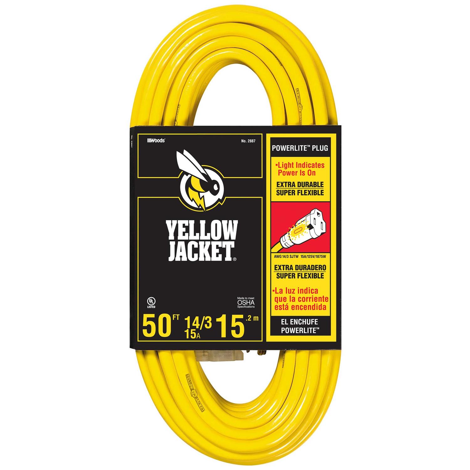 Yellow Jacket Extension Cord - Zenithce
