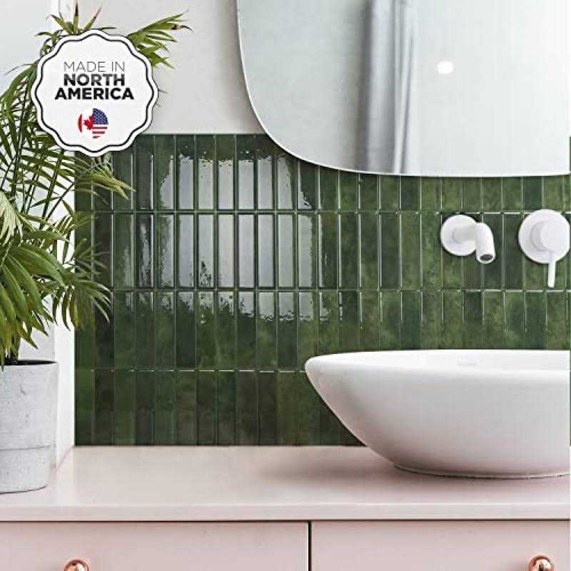 Smart Tiles Peel and Stick Backsplash 5 Sheets of 11.43 x 9 - Zenithce