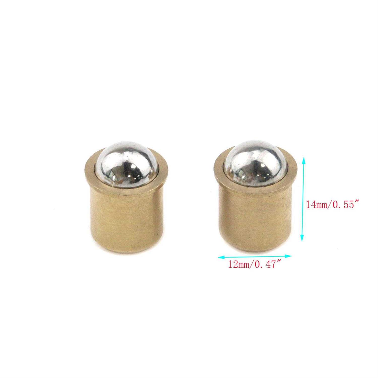 Semetall 2pcs Swivel Caster Wheels with L Shape Plate,2 Inch Silent Caster Wheels Replacement - Zenithce