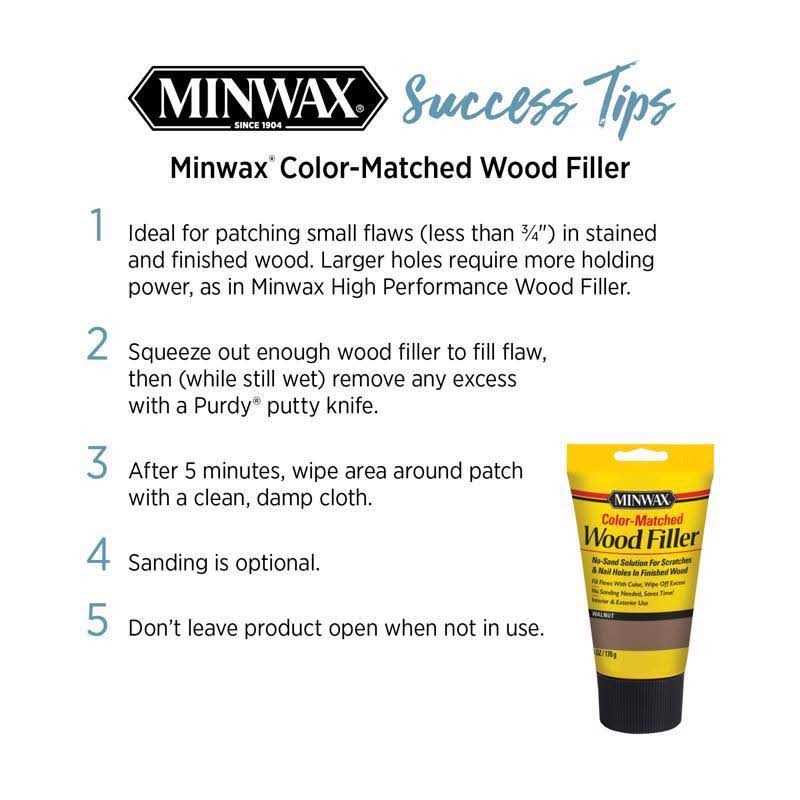 Minwax 6 oz Wood Filler - Zenithce