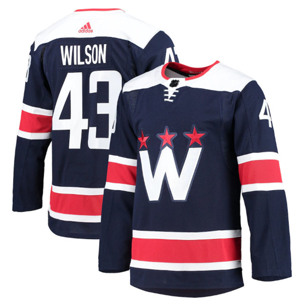 Washington Capitals #43 Tom Wilson Navy Pro Stitched Jersey - Zenithce