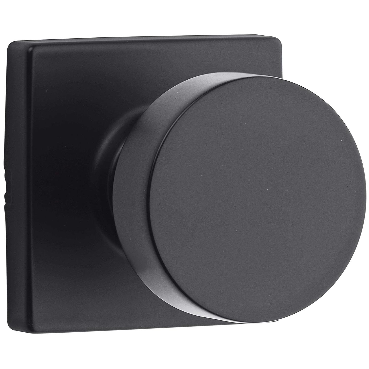 Kwikset 720PSKSQT-15 Pismo Passage Door Knob with Square Rose - Zenithce