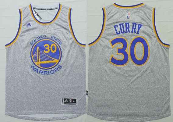 Golden State Warriors #30 Stephen Curry Revolution 30 Swingman 2014 New Gray Jersey - Zenithce