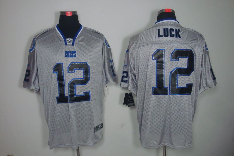 Indianapolis Colts #12 Andrew Luck Gray Limited Stitched Jersey - Zenithce