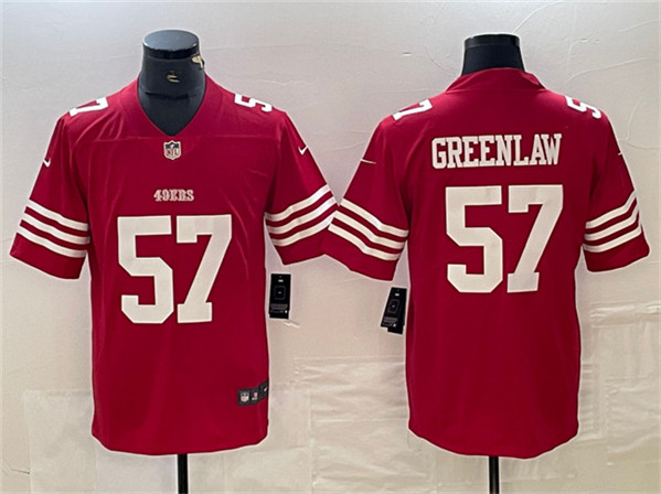 San Francisco 49ers #57 Dre Greenlaw Red Vapor Untouchable Limited Stitched Jersey - Zenithce