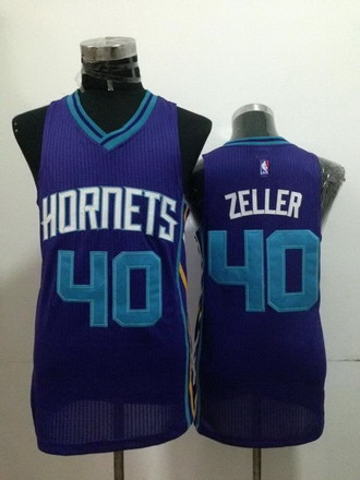 Charlotte Hornets #40 Cody Zeller Purple Swingman Jersey - Zenithce