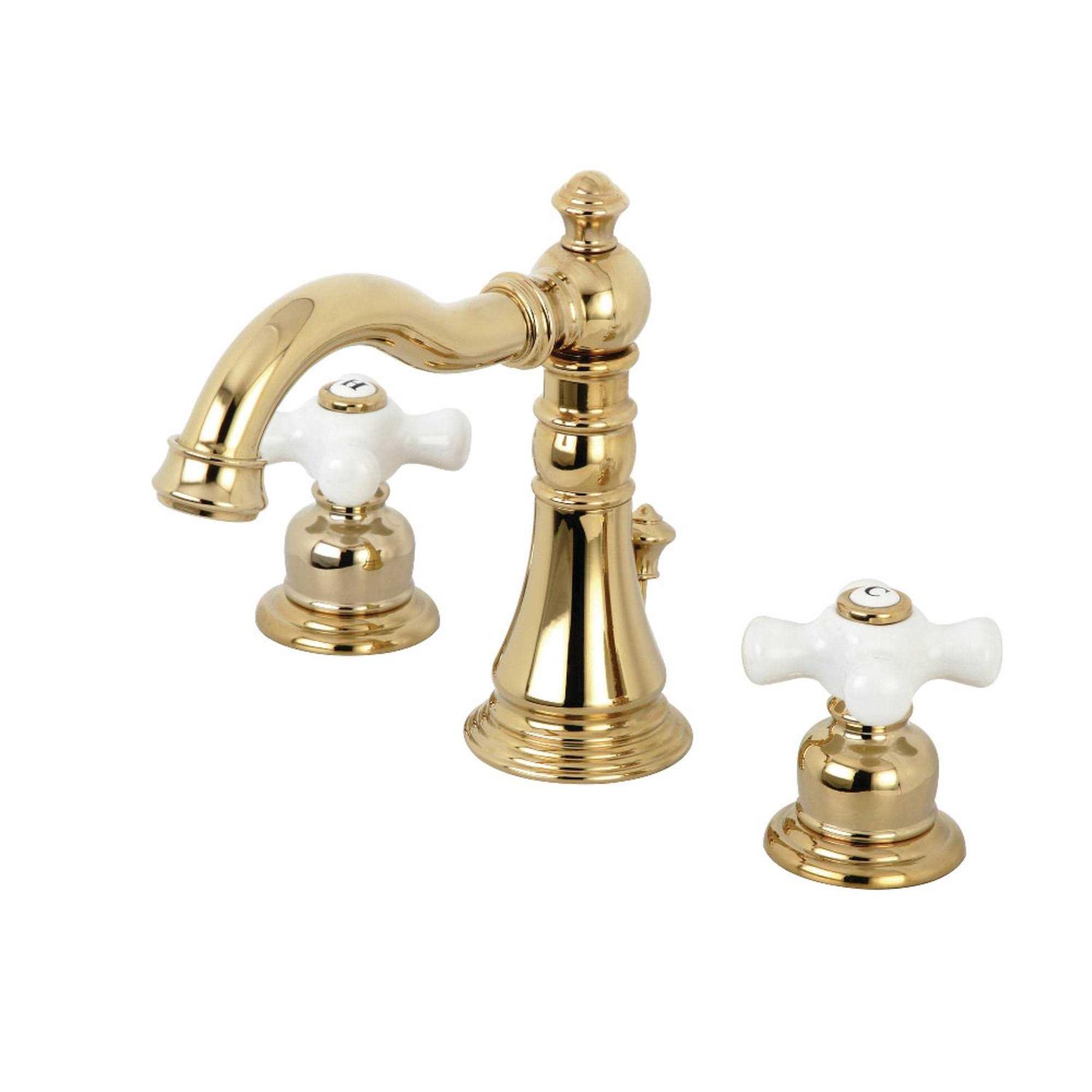 Fauceture American Classic Widespread Bathroom Faucet Brass FSC197 - Zenithce