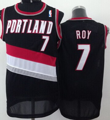 Portland Trail Blazers #7 Brandon Roy Black Swingman Jersey - Zenithce