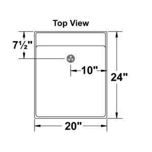 Mustee 18.300F Sink Legs - Zenithce