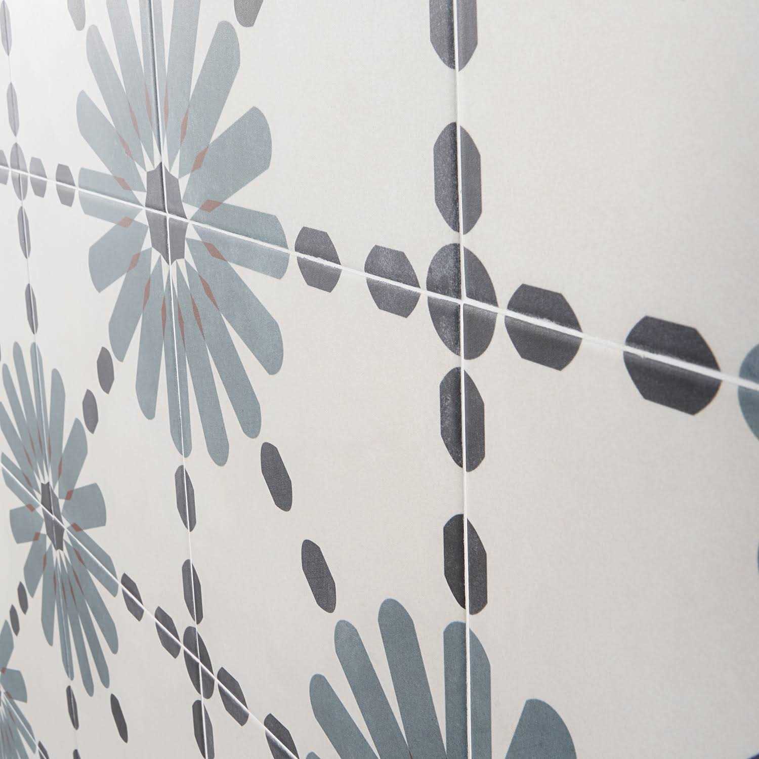 Ivy Hill Tile Aster Square 9 in. x 9 in. Matte Porcelain Floor and Wall Tile - Zenithce