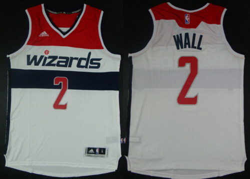 Washington Wizards #2 John Wall Revolution 30 Swingman 2014 New White Jersey - Zenithce