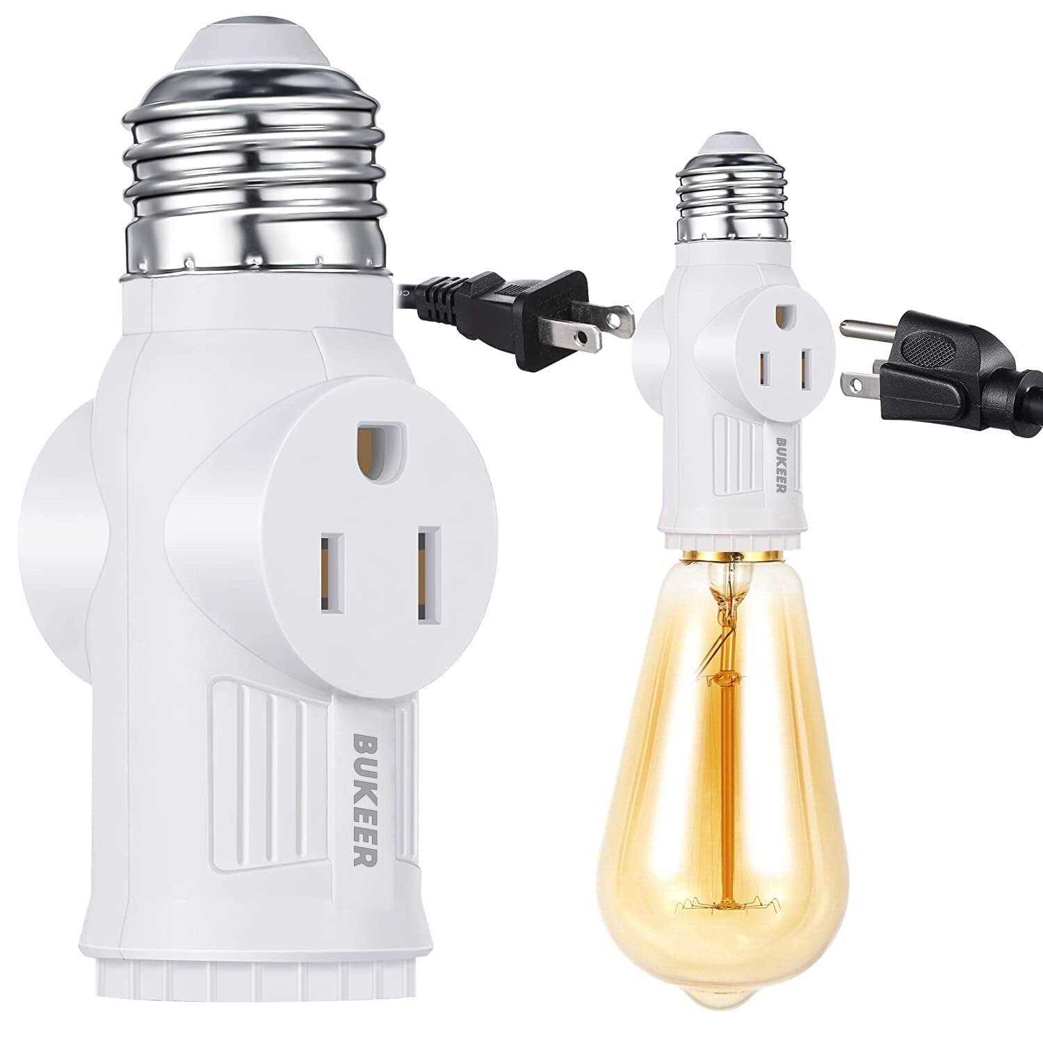 E26/e27 Socket Adapter Converts Outlet to Lamp Socket 660 Watt - Zenithce