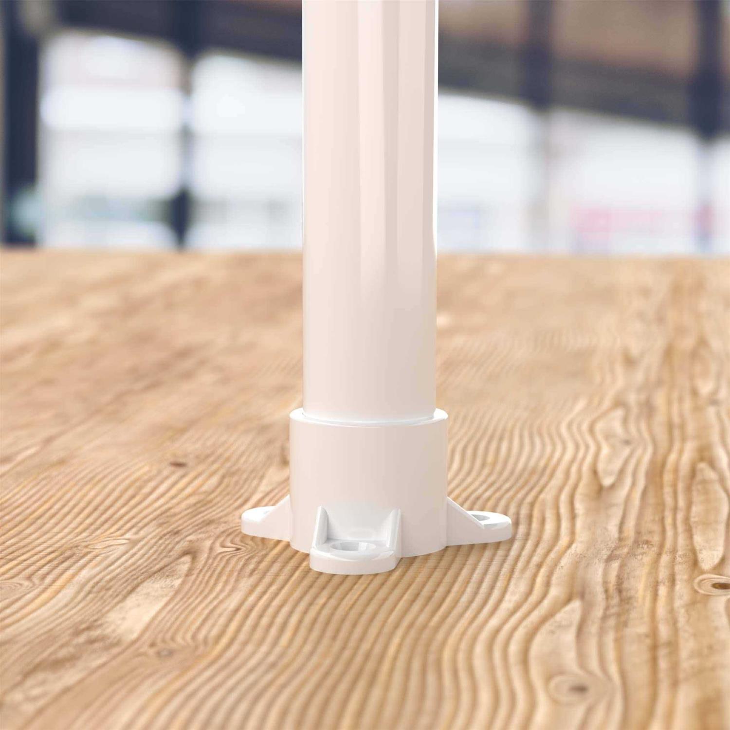 Formufit 1/2 in. Furniture Grade PVC 4-Way Tee - Zenithce