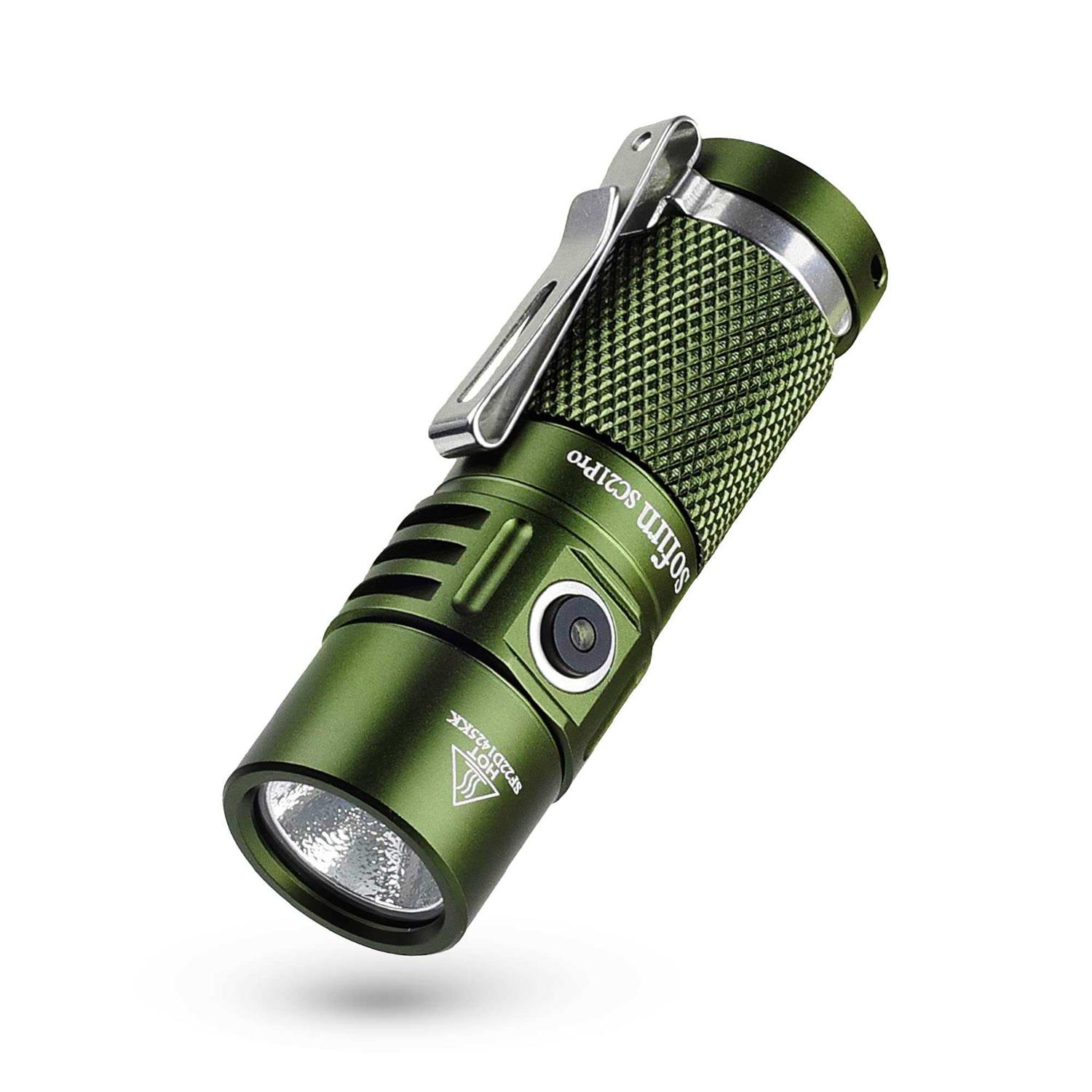 Sofirn SC21 Mini Small Flashlight 1000 Lumen USB Rechargeable Keychain Light with Super Bright LH351D LED - Zenithce