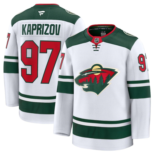 Minnesota Wild Custom White 2024-25 Away Stitched Jersey - Zenithce
