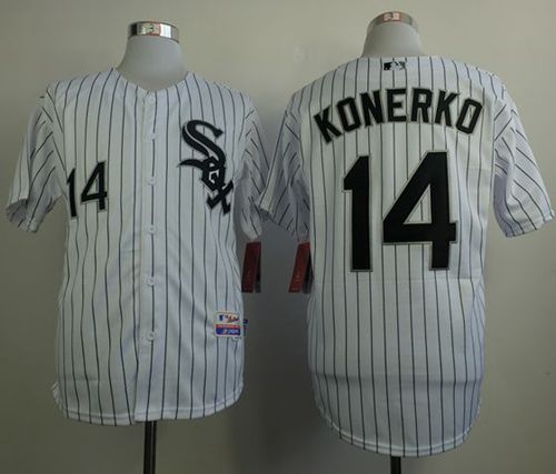 White Sox #14 Paul Konerko Stitched White Jersey - Zenithce