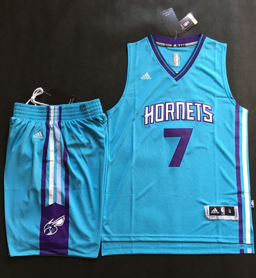 Hornets #7 Jeremy Lin Teal A Set Stitched Jersey - Zenithce