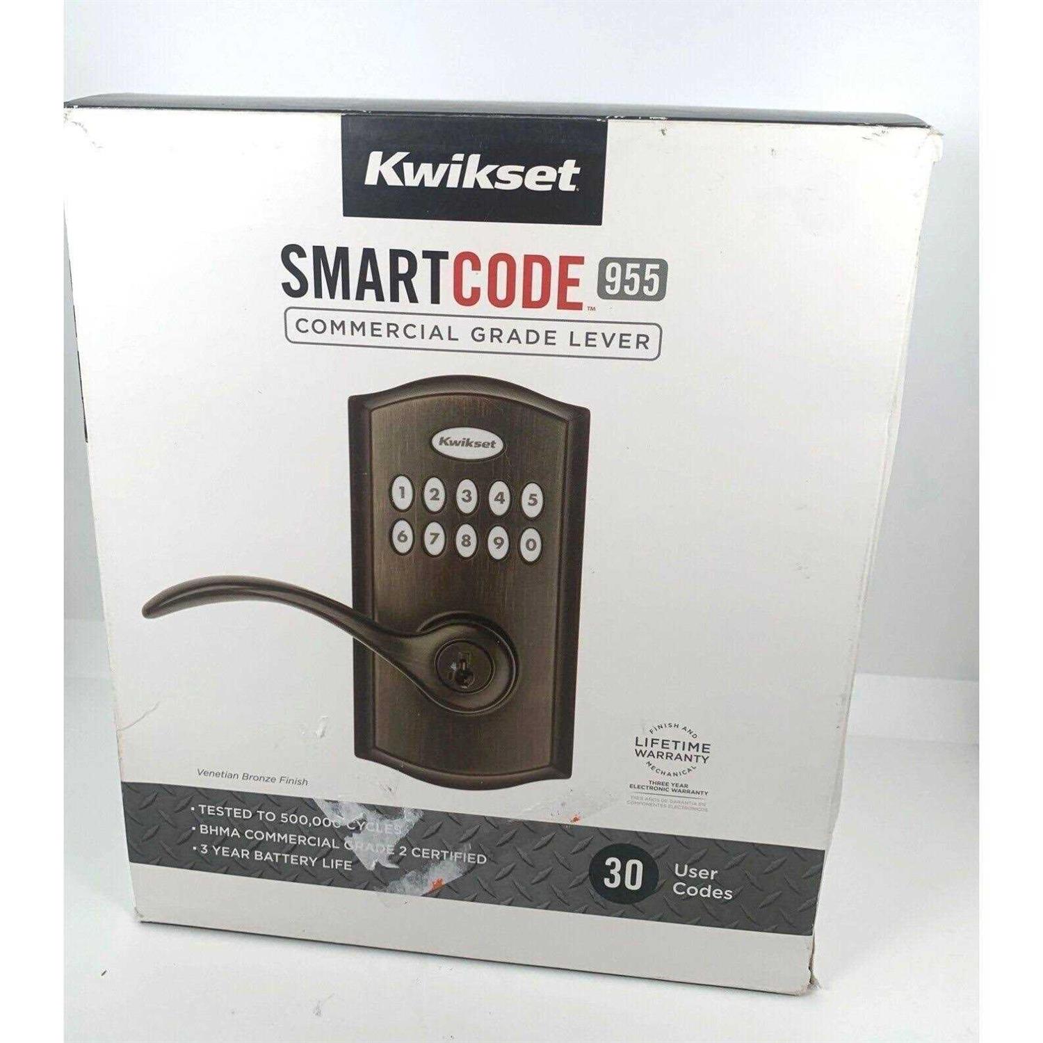 Kwikset Pembroke Electronic SmartCode Lever 955PML - Zenithce