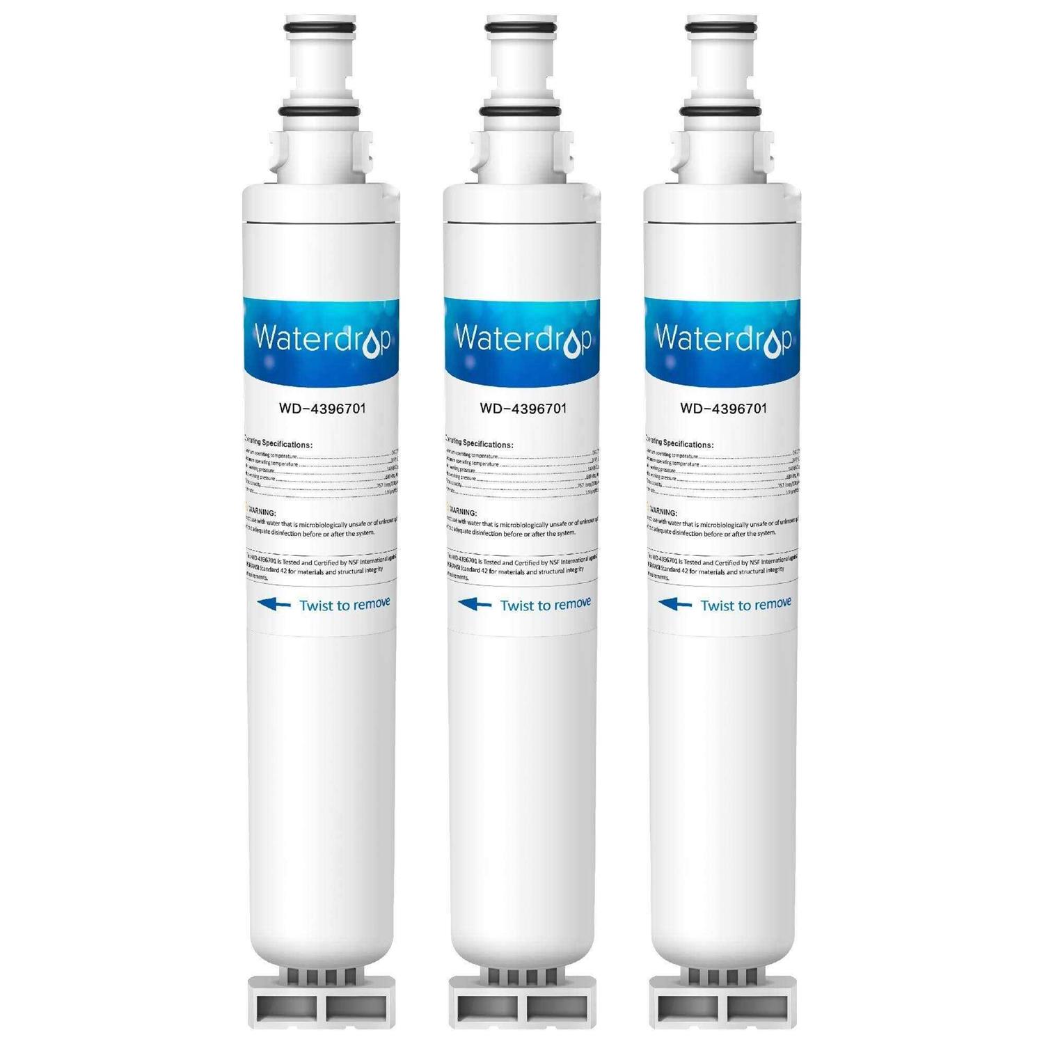 Waterdrop 4396508 Refrigerator Water Filter Replacement for Whirlpool 4396508 - Zenithce